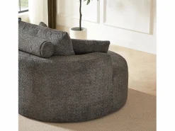 Hauss Spole Sillón Estilo Cabriolet|Sillón con soporte lumbar y reposacabezas, tapizado en tela de chenilla .