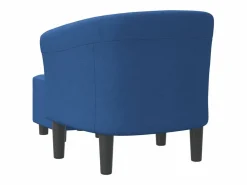 Sillón con taburete tela^Clicnbuy Clearance