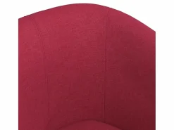 Sillón con taburete tela tinto^Clicnbuy Best