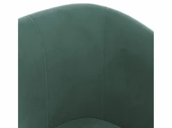 Clicnbuy Sillón Estilo Cabriolet|Sillón con taburete terciopelo oscuro