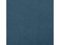 vidaxl Sillón con taburete terciopelo oscuro Azul
