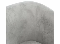 Clicnbuy Sillón Estilo Cabriolet|Sillón con taburete terciopelo claro