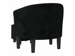 Sillón con taburete terciopelo^Clicnbuy Hot