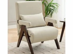 DripeX Sillón Cama|Sillón convertible de lino - con almohada - respaldo ajustable en 6 niveles - superficie para acostarse 184x56 cm