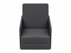 Sillón convertible en cama tela oscuro ES93263^ Clearance