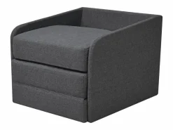 Sillón convertible en cama tela oscuro ES93263^ Clearance