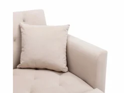 Hauss Spole Sillón Cama|Sillón convertible en terciopelo con respaldo regulable en 3 posiciones 165x90x77cm