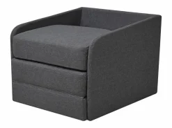 Sillón convertible tela gris oscuro SHL7334 Gris antracita New