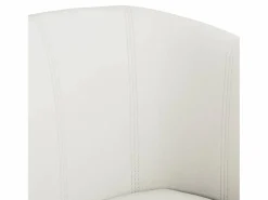 vidaxl Sillón cuero sintético Blanco Discount