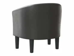 vidaxl Sillón cuero sintético Gris