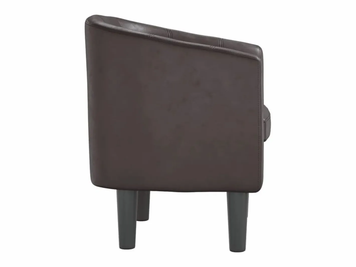 vidaxl Sillón cuero sintético marrón Marru00f3n Online