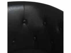 Clicnbuy Sillón cuero sintético Negro Discount