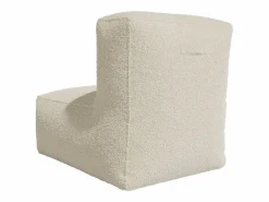 Vente-unique Sillón de cocina en tela bouclé color estilo contemporáneo NOUMARA Blanco roto Sale