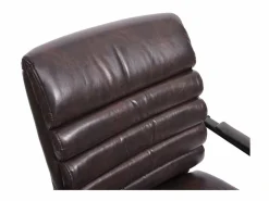 Sillón de conferencia -H31, piel sintética marrón^MCW Discount