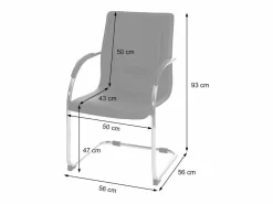 Sillón de conferencia Perm (juego de 2),^MCW Clearance