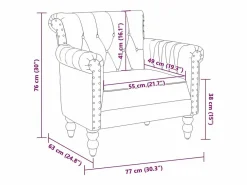 vidaxl Sillón de cuero auténtico de cabra marrón Marru00f3n Hot