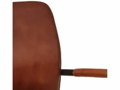 Sillón de cuero auténtico marrón^vidaxl Hot
