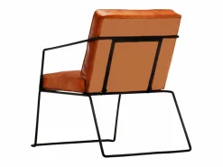 Clicnbuy Sillón De Piel|Sillón de cuero auténtico marrón canela