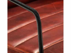 Sillón de cuero auténtico marrón oscuro^vidaxl Online