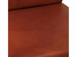 Sillón de cuero auténtico marrón^Clicnbuy Online