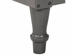 vidaxl Sillón de cuero de cabra auténtico Gris