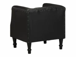 Sillón de cuero de cabra auténtico^vidaxl Clearance