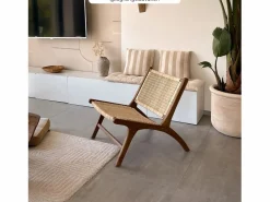 Rendez-Vous Déco Sillón De Mimbre|Sillón de madera de teca y ratán natural - Kilka