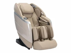 Vente-unique Sillón de masaje de imitación cuero, sistema de gravedad cero, , ULAP Beige Clearance