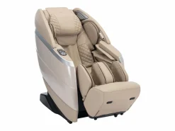 Vente-unique Sillón de masaje de imitación cuero, sistema de gravedad cero, , ULAP Beige Clearance
