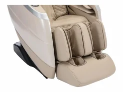 Vente-unique Sillón de masaje de imitación cuero, sistema de gravedad cero, , ULAP Beige Clearance