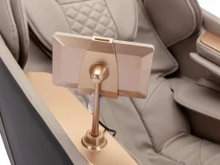 Sillón de masaje de imitación cuero, sistema de gravedad cero, gris, MOWATA^Vente-unique Best
