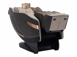 Sillón de masaje de imitación cuero, sistema de gravedad cero, gris, MOWATA^Vente-unique Best