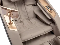 Sillón de masaje de imitación cuero, sistema de gravedad cero, gris, MOWATA^Vente-unique Best