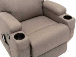 Sillón de masaje de tela - - SILVANO - golpeteos y vibraciones^Vente-unique