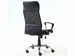 VS Venta-stock Sillón de Oficina Campus Rejilla, Color , Altura Ajustable Negro Hot