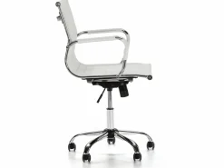VS Venta-stock Silla De Oficina|Sillón de Oficina Croma reclinable , Piel sintética, Altura Ajustable