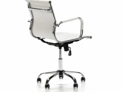 VS Venta-stock Silla De Oficina|Sillón de Oficina Croma reclinable , Piel sintética, Altura Ajustable