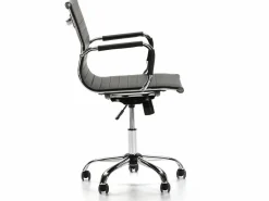 VS Venta-stock Sillón de Oficina Croma reclinable , Piel sintética, Altura Ajustable Negro Online