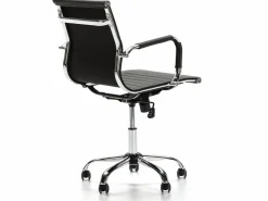 VS Venta-stock Sillón de Oficina Croma reclinable , Piel sintética, Altura Ajustable Negro Online
