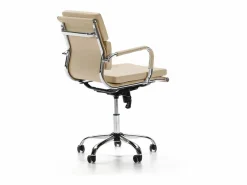 VS Venta-stock Sillón de Oficina Fenix reclinable Taupe, Piel sintética, Altura Ajustable Topo Sale