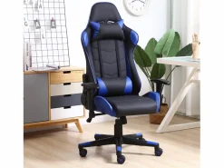Sillón de Oficina Gaming , Piel sintética, inclinación y Altura Regulable^VS Venta-stock Outlet