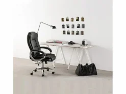 Sillón de Oficina Karen elevable y reclinable, Piel sintética, Color^VS Venta-stock