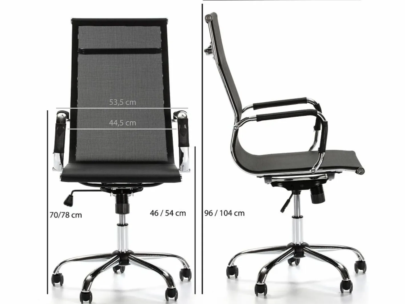 Sillón de Oficina Slim reclinable, Tejido Transpirable, Altura Ajustable^VS Venta-stock Sale