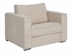 Vente-unique Sillón Cama|Sillón de pana cama de 70 cm LORETO
