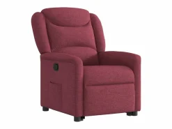 Sillón de relax | Silla | Sillón reclinable elevable tela tinto SHL4659 Rojo Hot