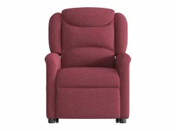 Sillón de relax | Silla | Sillón reclinable elevable tela tinto SHL4659 Rojo Hot