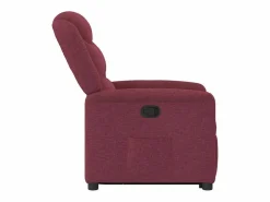 Sillón de relax | Silla | Sillón reclinable elevable tela tinto SHL4659 Rojo Hot