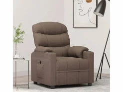 Sillón de relax | Silla | Sillón reclinable eléctrico tela gris taupé SHL7288^ Online