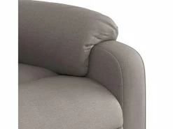 Sillón Relax|Sillón de relax | Silla | Sillón reclinable de tela gris taupe SHL2860