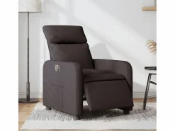 Sillón Relax|Sillón de relax | Silla | Sillón reclinable eléctrico tela marrón oscuro SHL3804